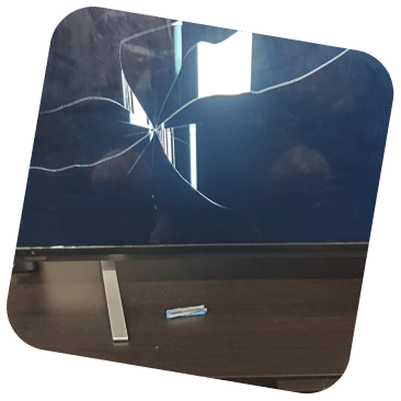 tv damage report for insurance