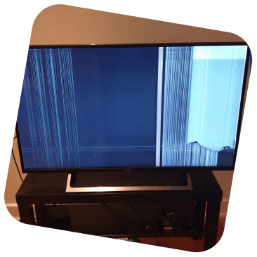 tv damage report for insurance